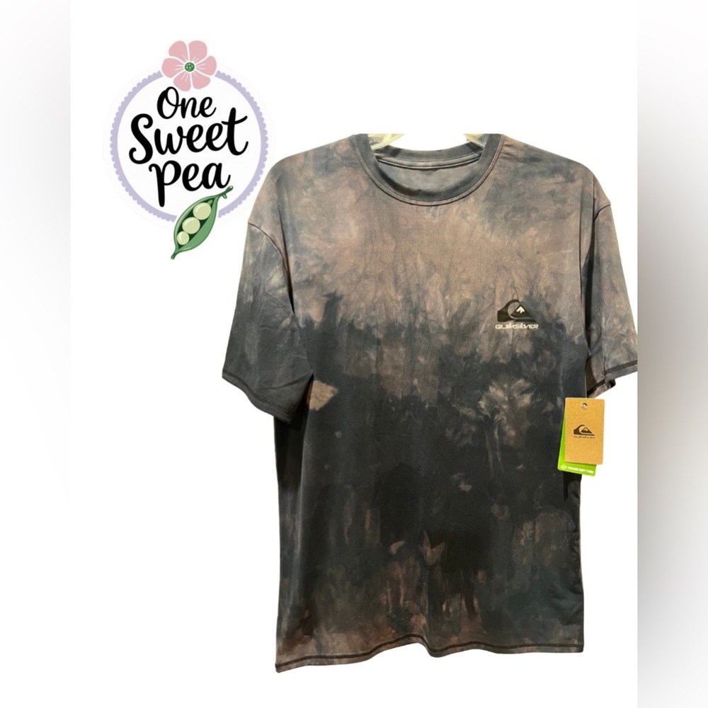 Quicksilver NWT Men’s Tie Dye Tee XS - UPF 50+ Moisture Wicking